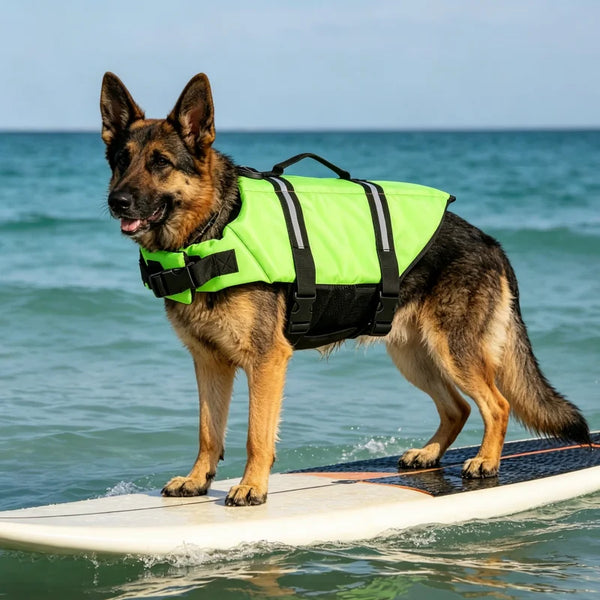 Schwimmweste für Hunde, reflektierend für den Sommer