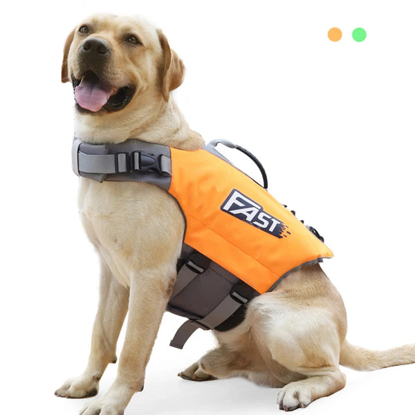 Schwimmweste für Hunde verstellbar, reflektierend