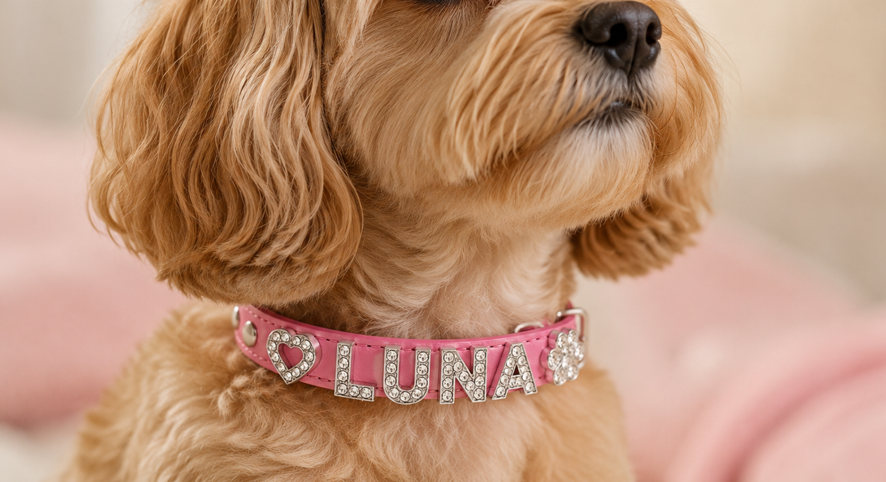 Pawood Luxury Crystal Dog Collar