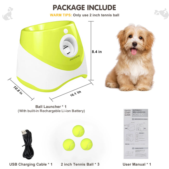 Ballwurfmaschine für Hunde, wiederaufladbar