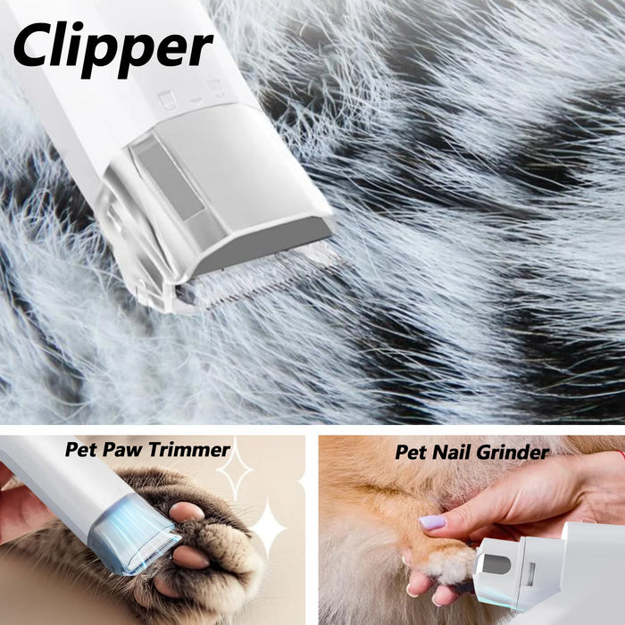 Fellpflege-Set für Hunde 7-in-1, mit Sauger