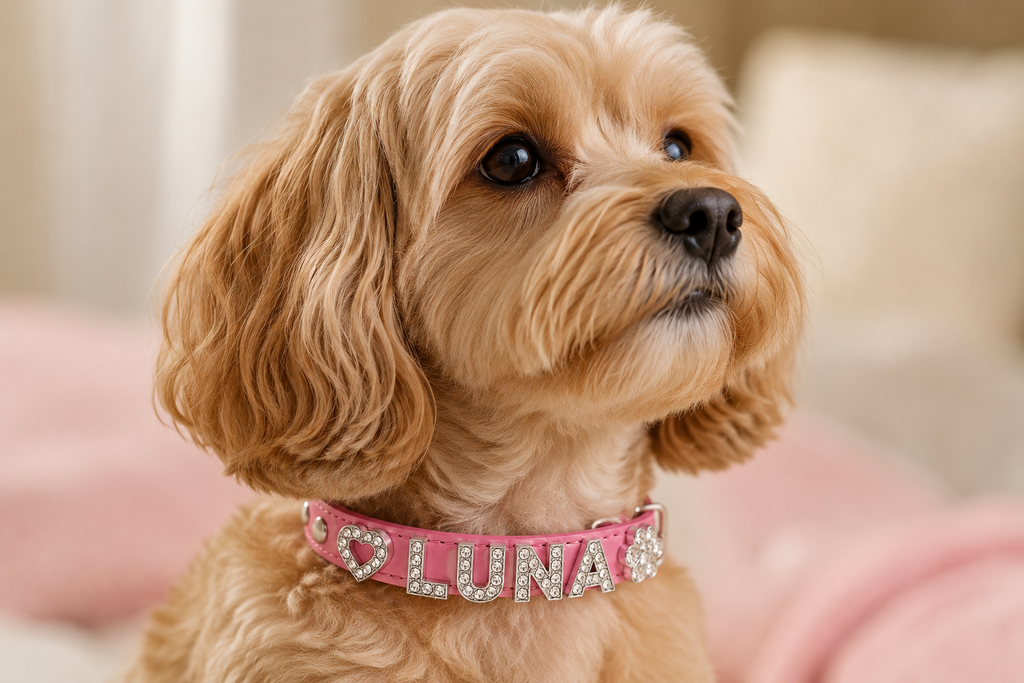Pawood™ Crystal Personalized Pet Collar