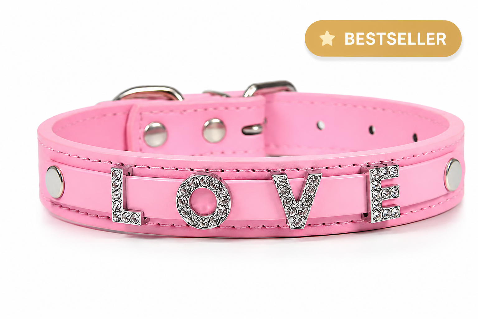 Pawood™ Crystal Personalized Pet Collar