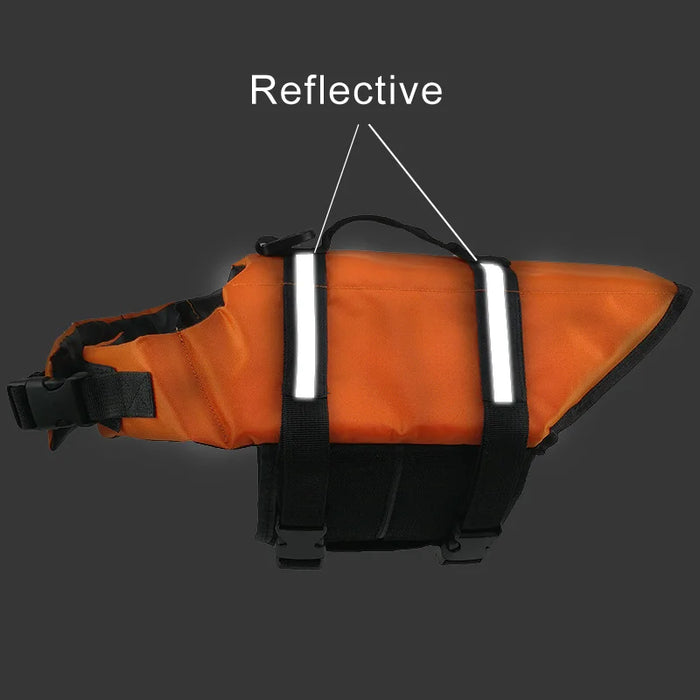 Schwimmweste für Hunde reflektierend, mit Auftrieb