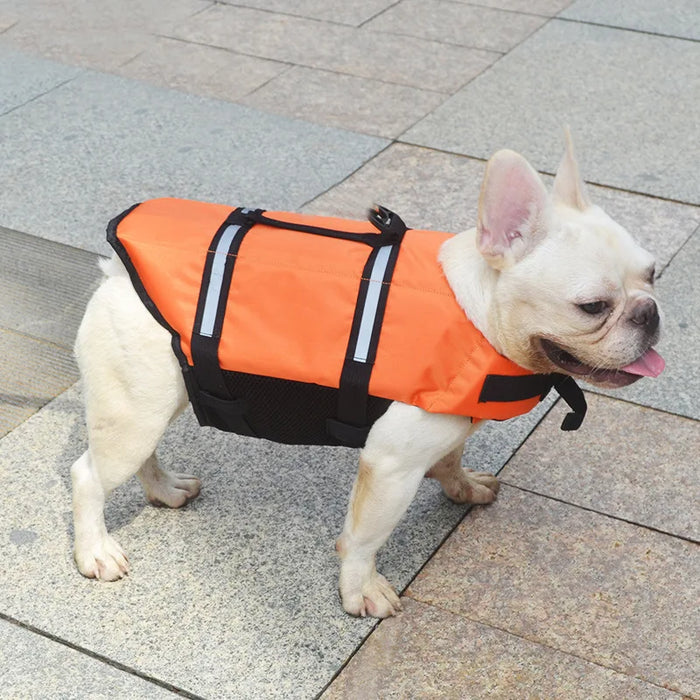 Schwimmweste für Hunde reflektierend, mit Auftrieb