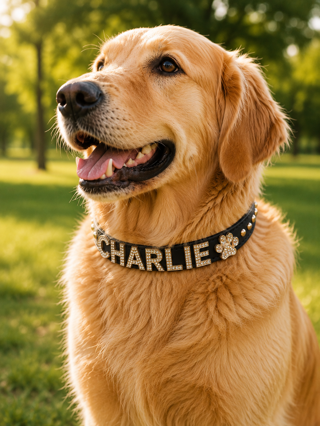 Pawood™ Crystal Personalized Pet Collar