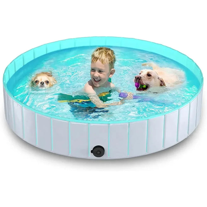 Hundepool faltbar 120 x 30 cm, mit Ablauf