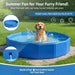 Hundepool faltbar 80 x 20 cm, rutschfest