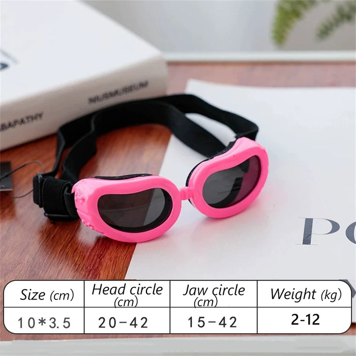 Hundebrille Retro, mit UV-Schutz für kleine Hunde