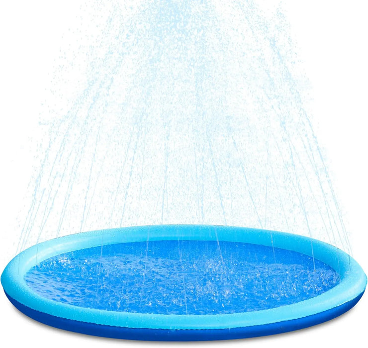 Wassermatte für Hunde mit Sprinkler, rutschfest