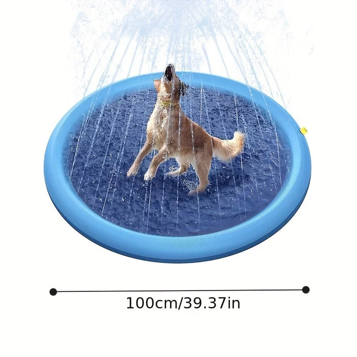 Wassermatte für Hunde mit Fontäne, zum Anschließen