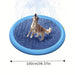 Wassermatte für Hunde mit Fontäne, zum Anschließen