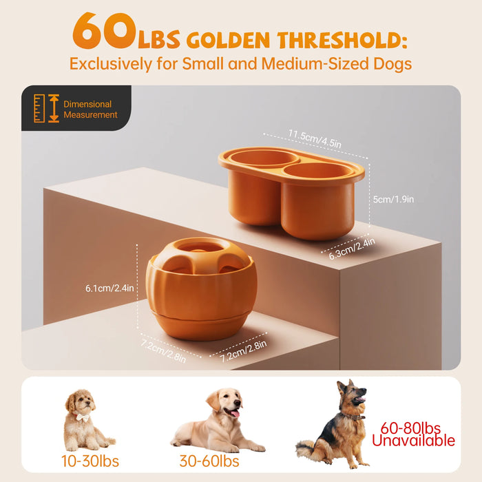 Schleckball-Set für Hunde, mit Silikonform