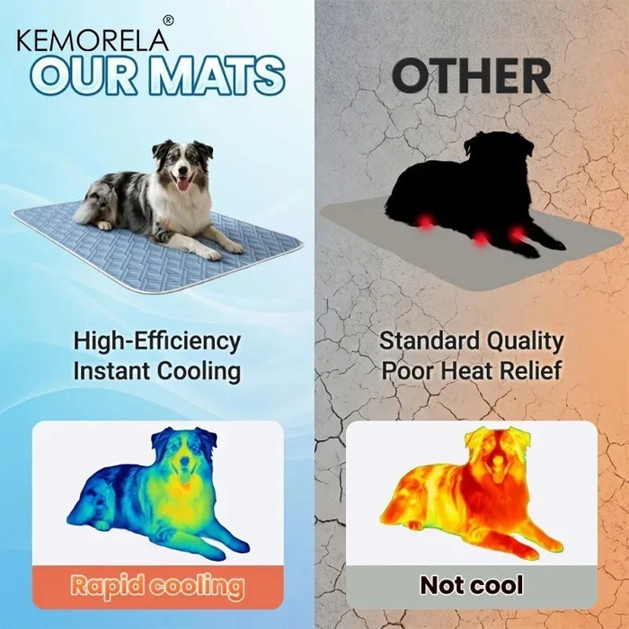 Kühlmatte für Hunde, waschbar & atmungsaktiv
