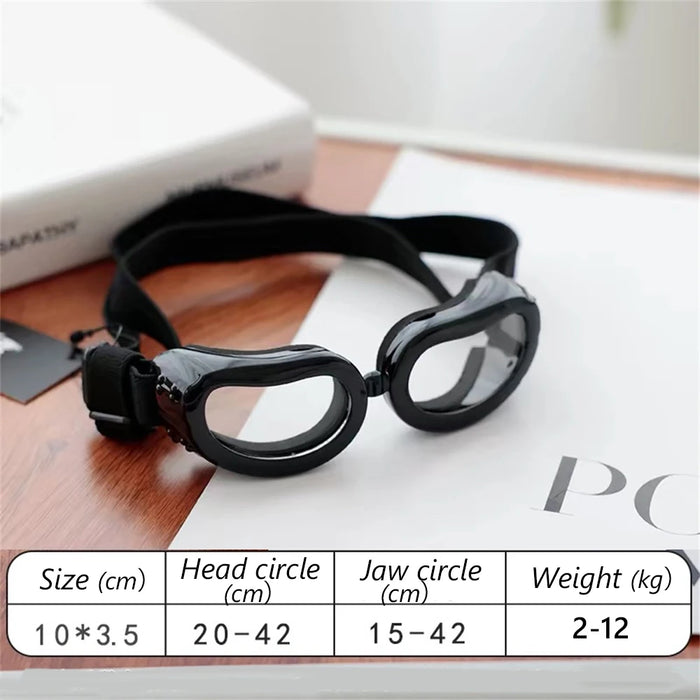 Hundebrille Retro, mit UV-Schutz für kleine Hunde