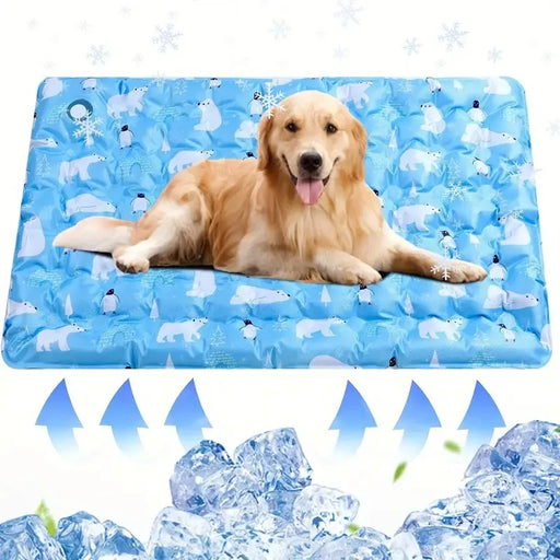 Kühlmatte für Hunde mit Wasserkühlung, bedruckt
