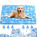 Kühlmatte für Hunde mit Wasserkühlung, bedruckt