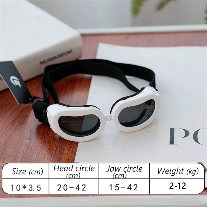 Hundebrille Retro, mit UV-Schutz für kleine Hunde