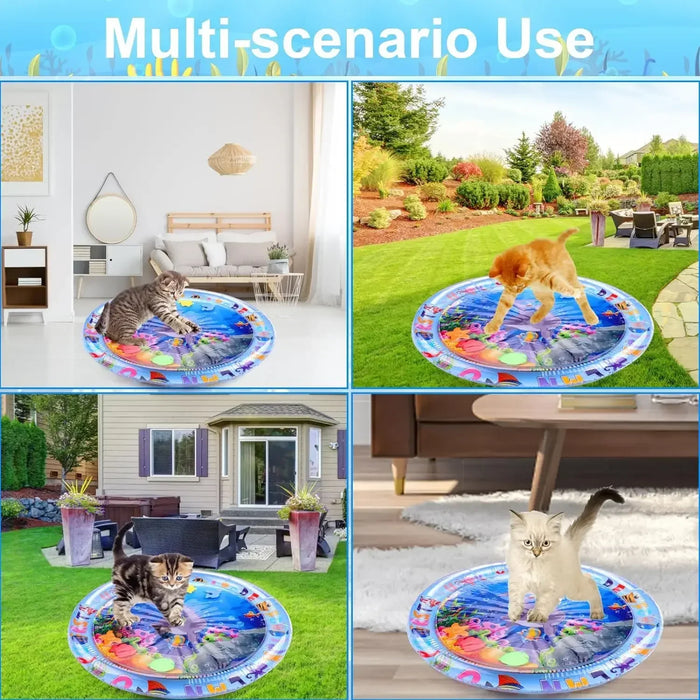 Kühlmatte für Hunde rund, mit Wasserfüllung