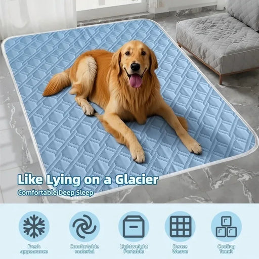 Kühlmatte für Hunde, waschbar & atmungsaktiv