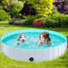Hundepool faltbar 120 x 30 cm, mit Ablauf