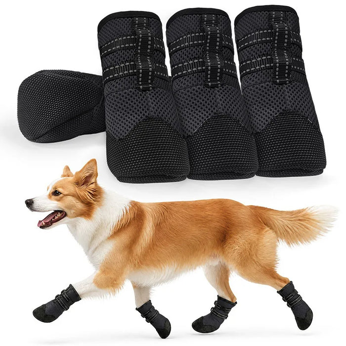 Hundeschuhe atmungsaktiv, rutschfest & verstellbar