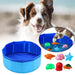 Hundepool faltbar mit Fisch-Spielzeug, für drinnen