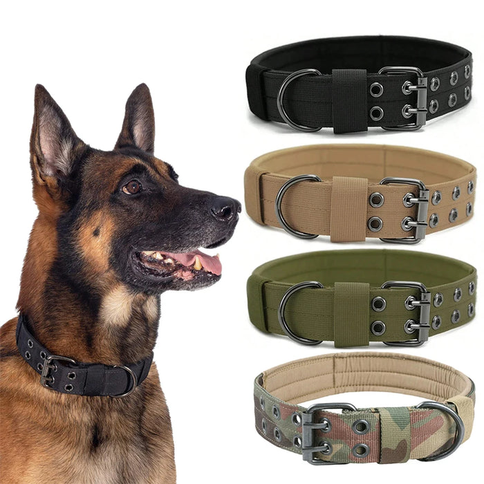 Taktisches Hundehalsband aus Nylon, mit Schnalle