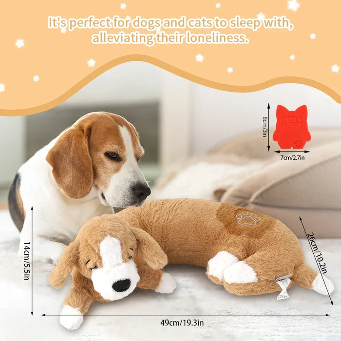 Herzschlag-Kuscheltier für Hunde, beruhigend
