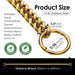 Gliederkette-Halsband für Hunde 10 mm, Edelstahl