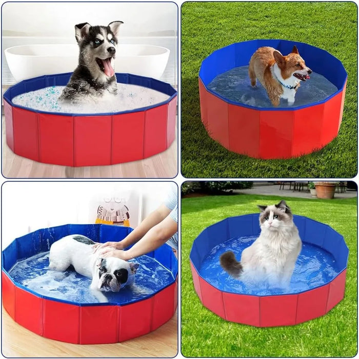 Hundepool faltbar rund, aus robustem PVC