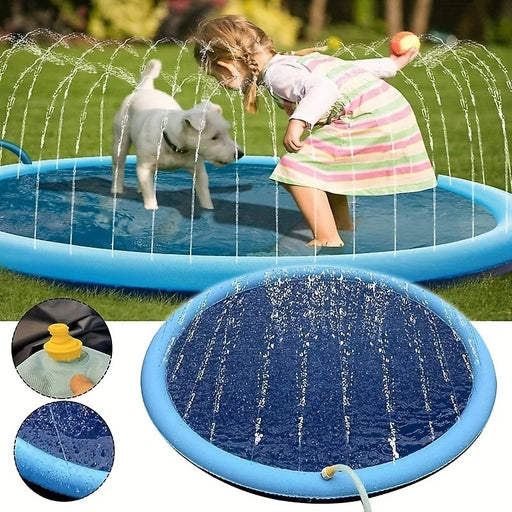 Wassermatte für Hunde mit Fontäne, zum Anschließen