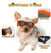 Hundebrille mit UV-Schutz, verstellbar