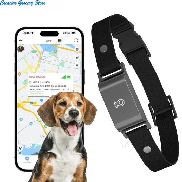 GPS-Tracker für Hunde 4G, mit Gesundheitsüberwachung