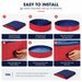 Hundepool faltbar 200 cm, in Rot aus PVC