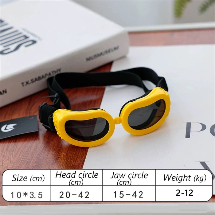 Hundebrille Retro, mit UV-Schutz für kleine Hunde