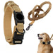 Taktisches Hundehalsband mit AirTag-Fach & Griff