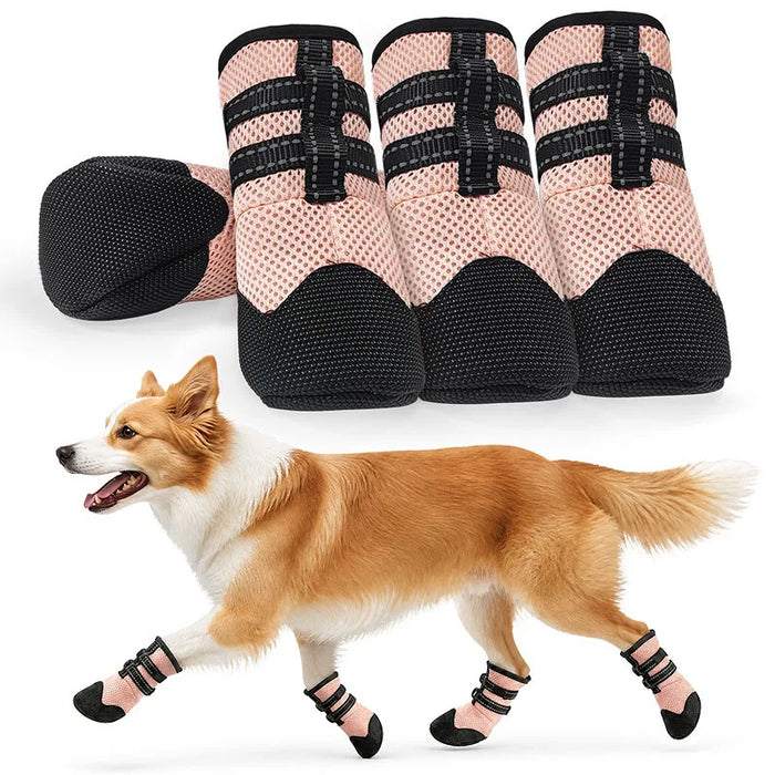 Hundeschuhe atmungsaktiv, rutschfest & verstellbar