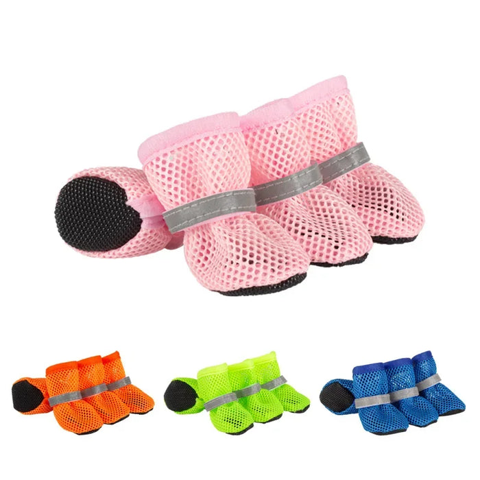 Hundeschuhe im 4er-Set, rutschfest & atmungsaktiv