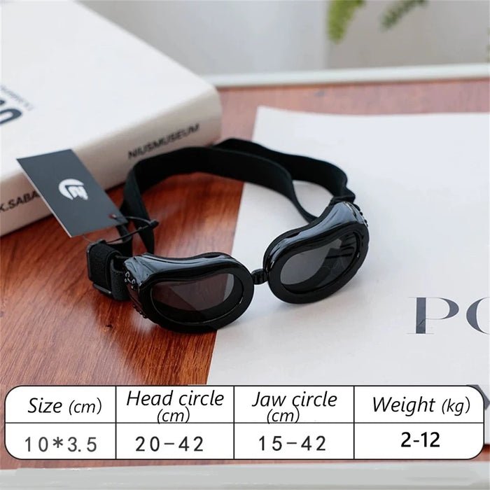Hundebrille Retro, mit UV-Schutz für kleine Hunde