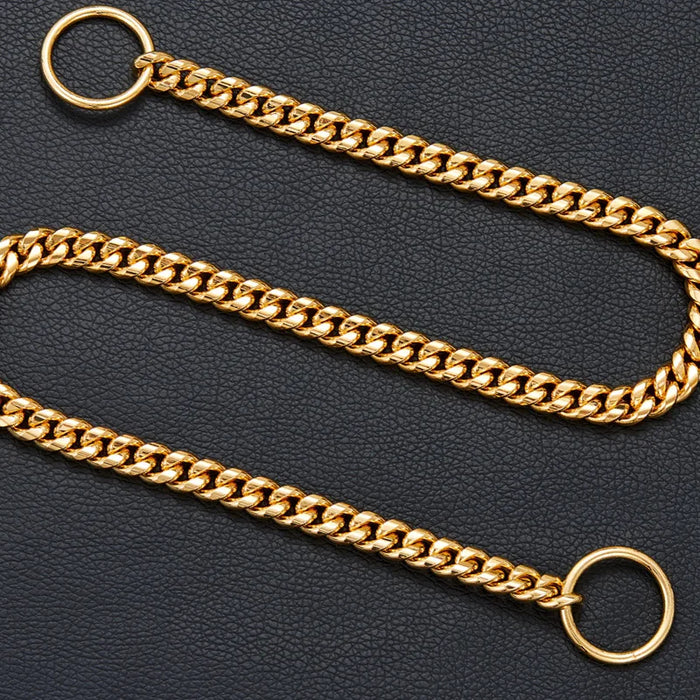 Gliederkette-Halsband für Hunde 10 mm, Edelstahl