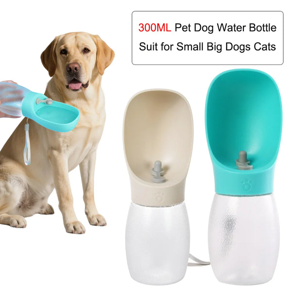 Trinkflasche für Hunde 300 ml, für unterwegs