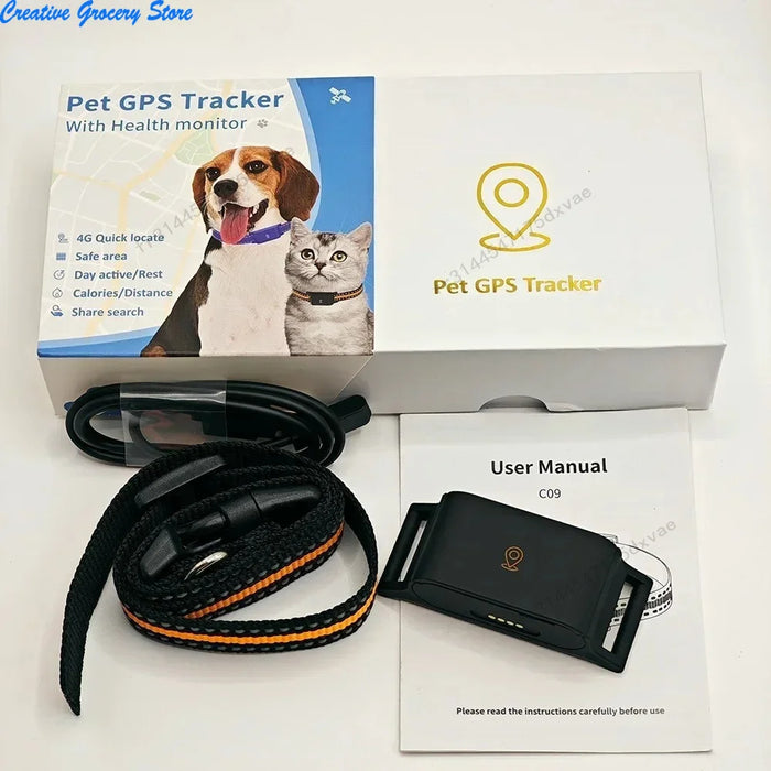 GPS-Tracker für Hunde 4G, mit Gesundheitsüberwachung