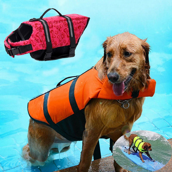 Schwimmweste für große Hunde, mit Auftrieb