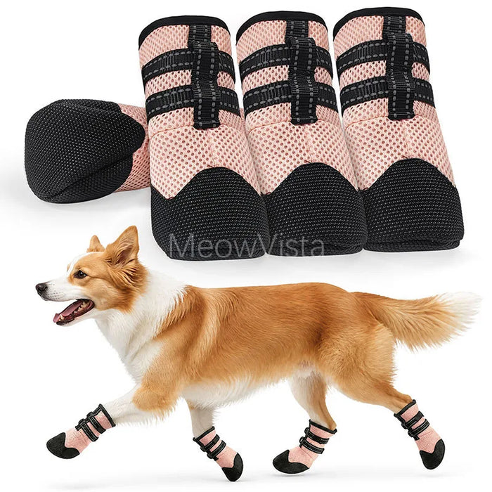 Hundeschuhe atmungsaktiv, rutschfest & verstellbar