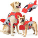 Schwimmweste für Hunde im Haifisch-Look