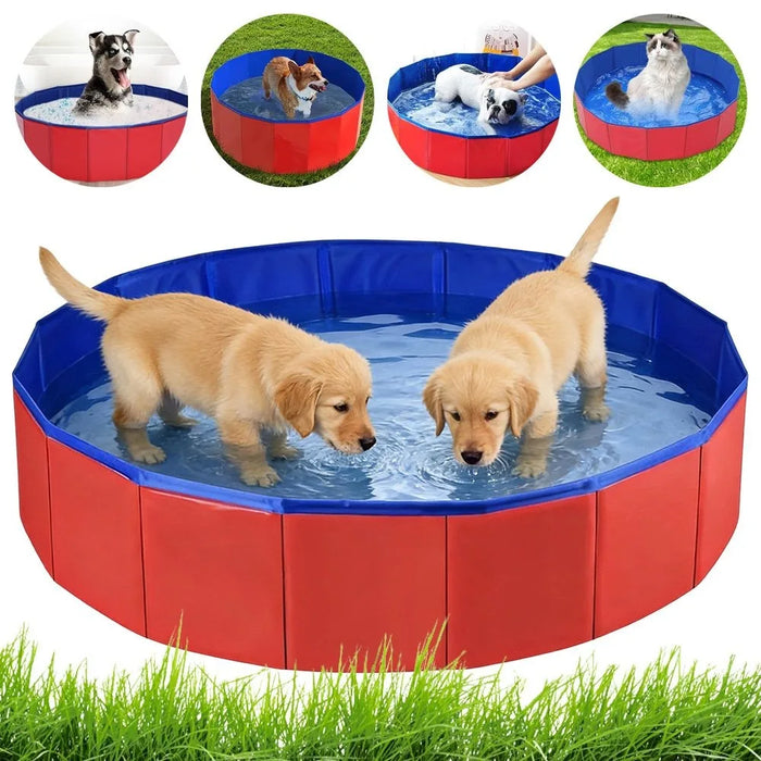 Hundepool faltbar rund, aus robustem PVC
