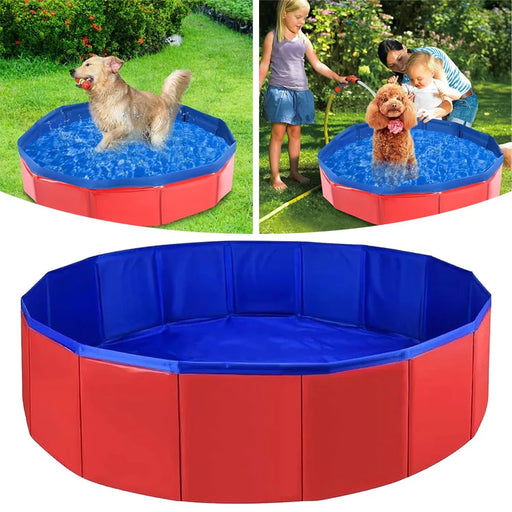 Hundepool faltbar rund, aus robustem PVC