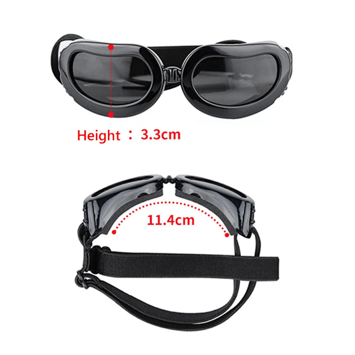 Hundebrille Retro, mit UV-Schutz für kleine Hunde
