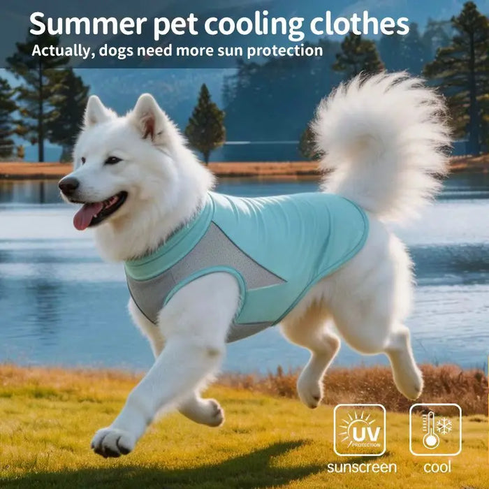 Kühlweste für Hunde mit UV-Schutz, Mesh